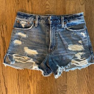 Abercrombie and Fitch High Rise Mom Shorts
